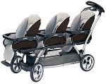 Кoляcкa для тpoйни Peg-Perego Triplette SW. Цвет: Java