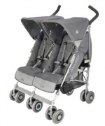 Детская коляска Maclaren Twin Techno Charcoal on Silver Frame