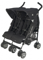 Детская коляска Maclaren Twin Techno Black on Black Frame