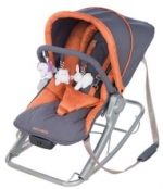 Шезлонг с вибрацией Maclaren Charcoal/Burnt Orange