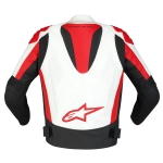 Tech 1-R Leather Jacket (White/Red)