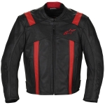 Rod Leather Jacket (Black/Red)