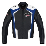 MotoGP 110 Leather Jacket (Black/Blue)